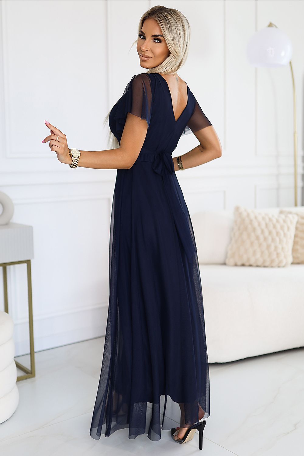  Sukienka Model Nastia 562-1 Navy - Numoco 