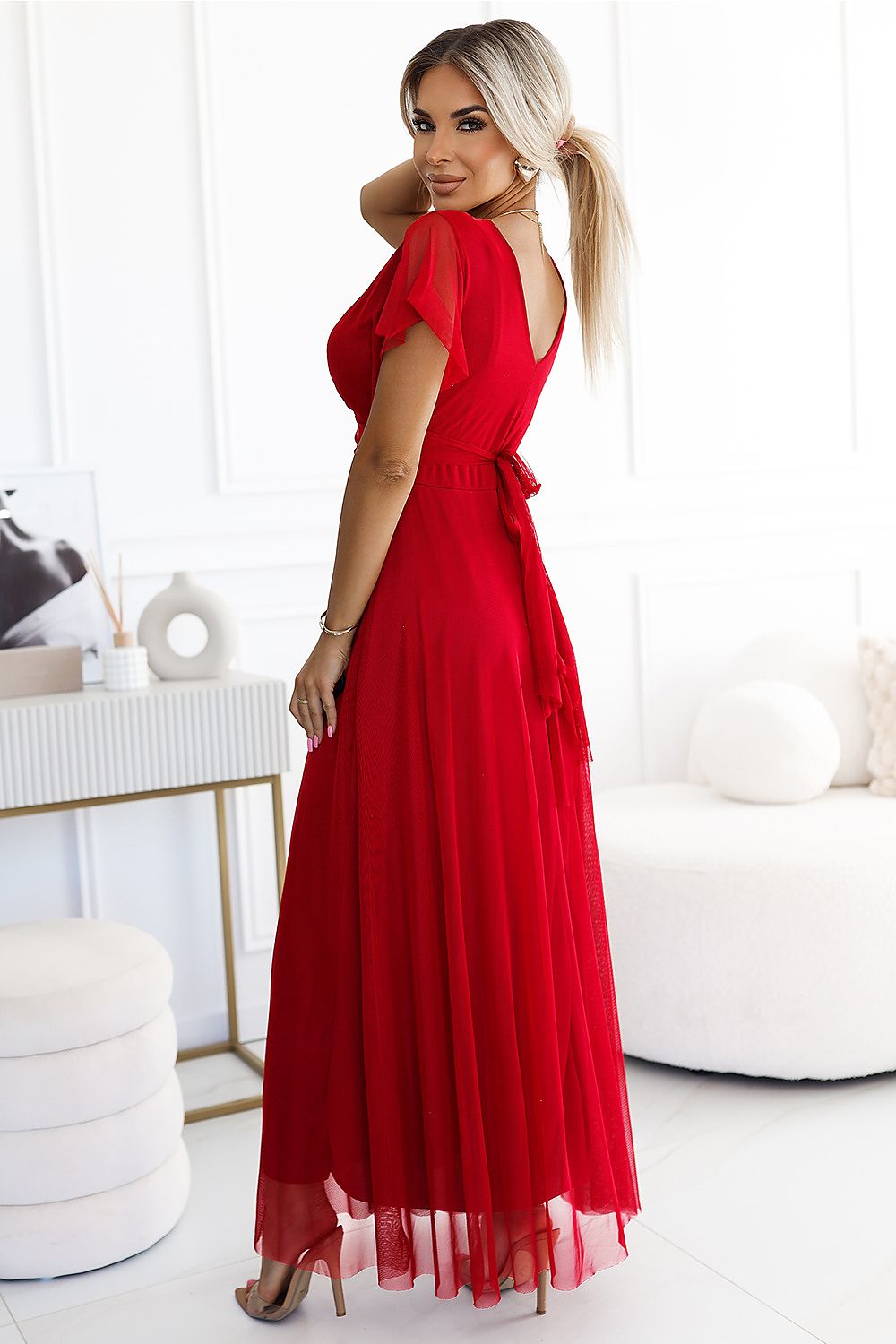  Sukienka Model Nastia 562-7 Red - Numoco 